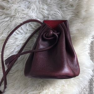 Shaffer LA Dana Bucket leather bag
